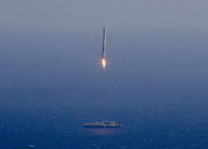 Historic SpaceX Barge Landing
